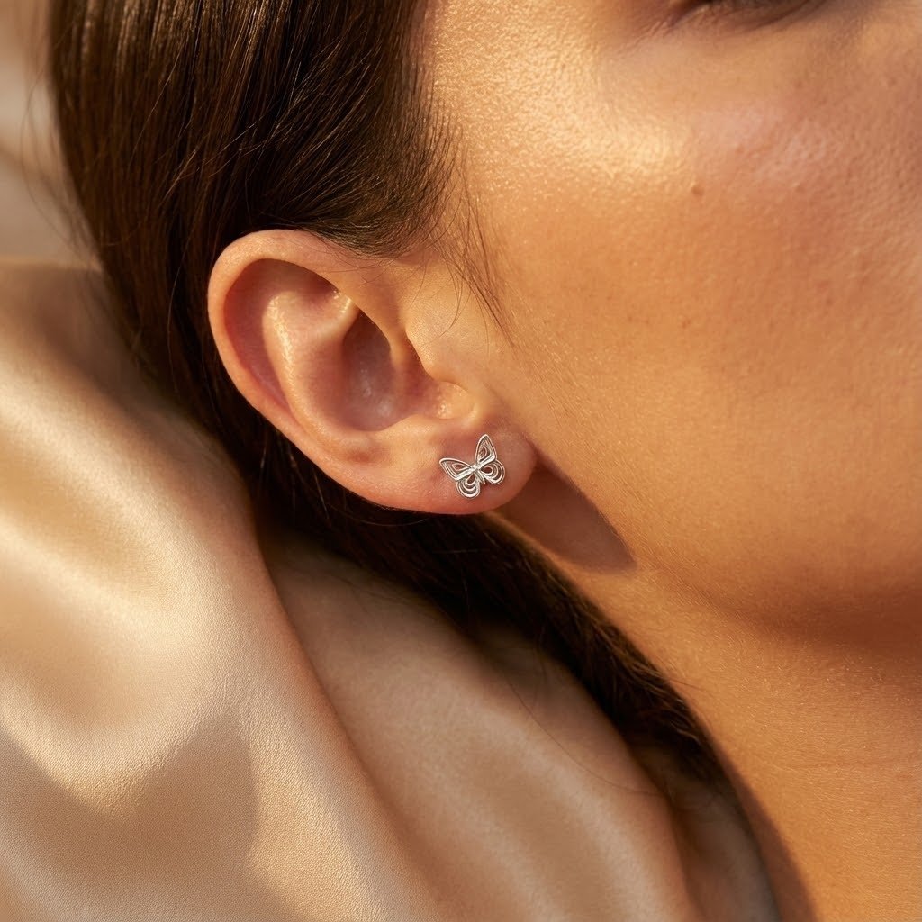 Brinco Borboleta Love