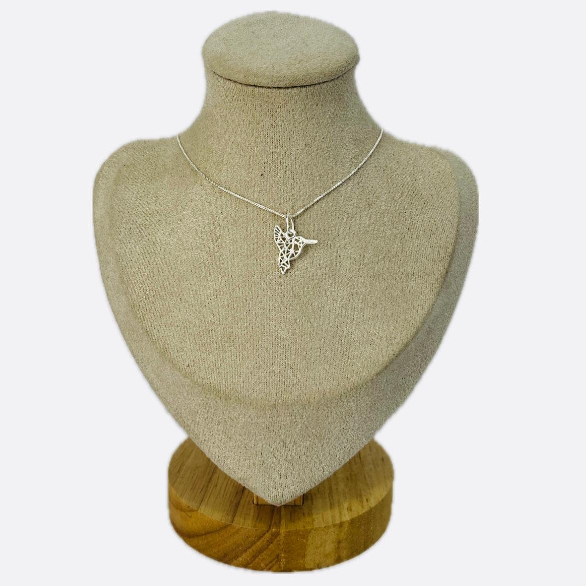 Colar Beija Flor Prata 925