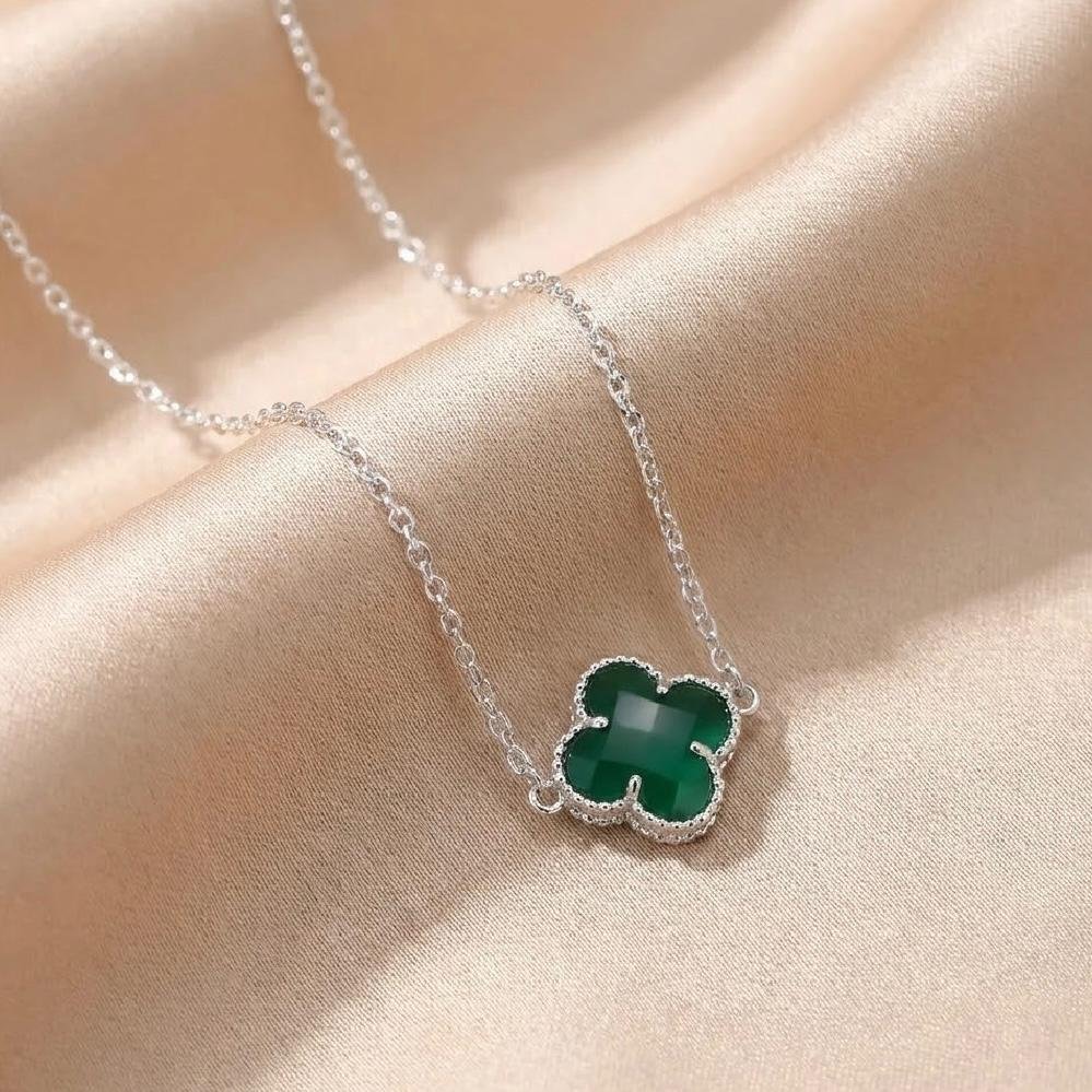 Colar Trevo Verde