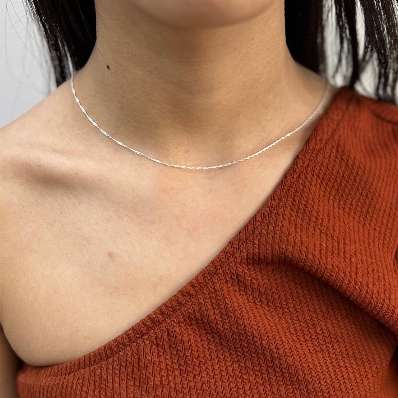 Corrente Prata 925 Singapura