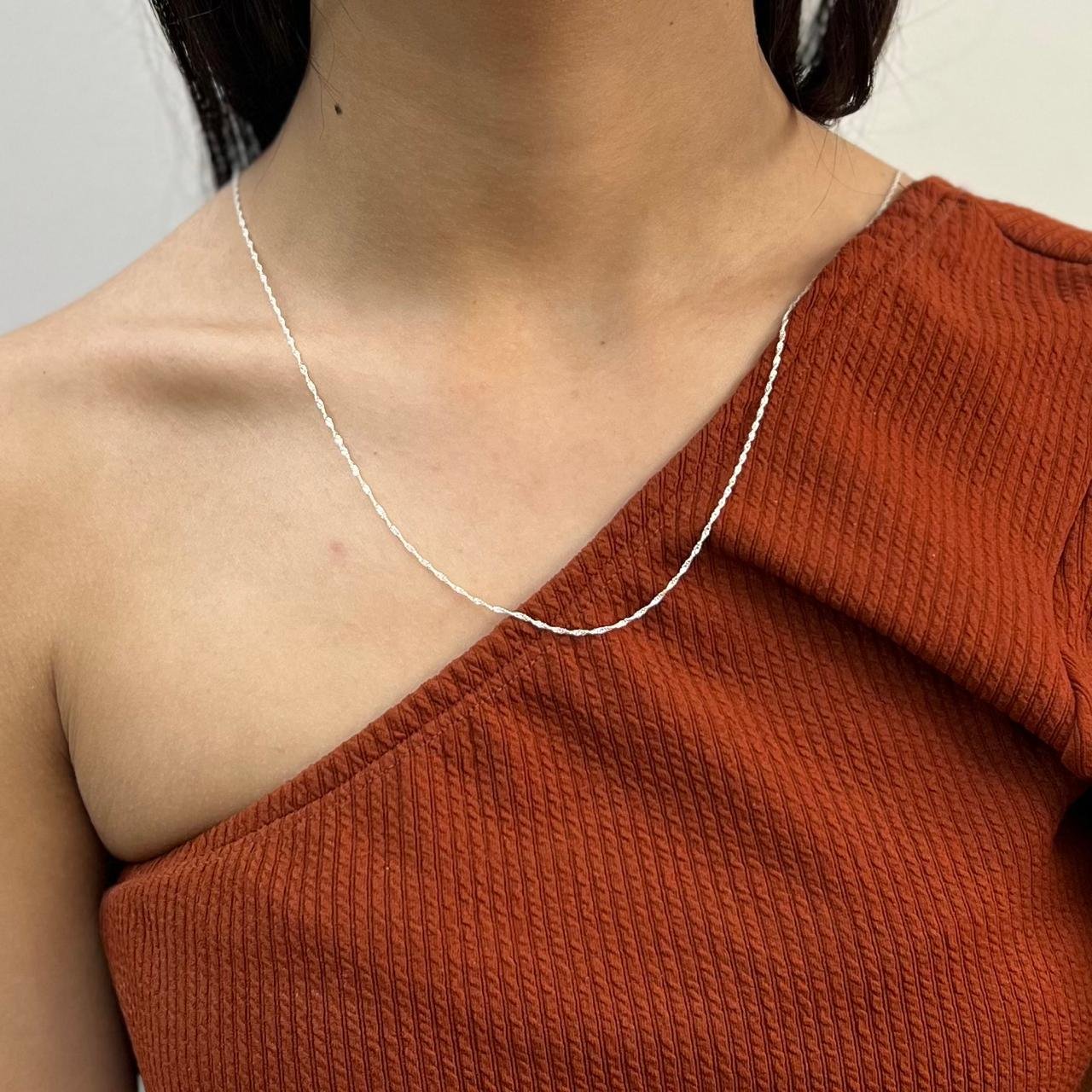 Corrente Prata 925 Singapura 50cm