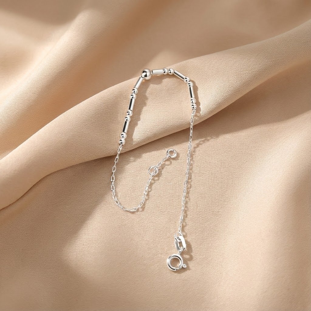 Pulseira Bolinhas e Cubinhos Modernos