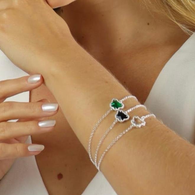 Pulseira Borboleta Preta