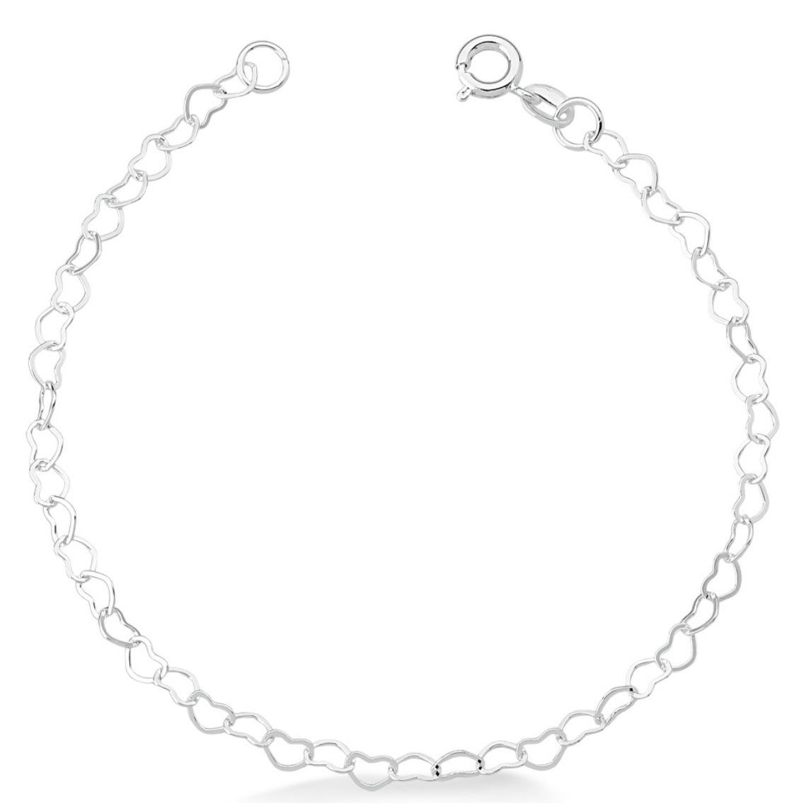 Pulseira Elo Coração Infantil