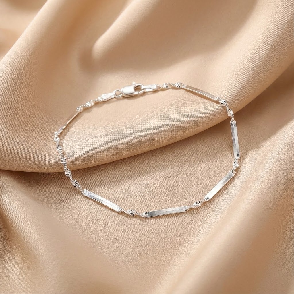 Pulseira Fio Laminada Singapura