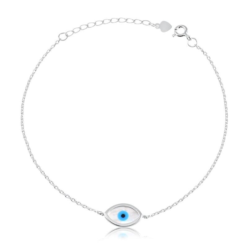 Pulseira Olho Grego Madrepérola