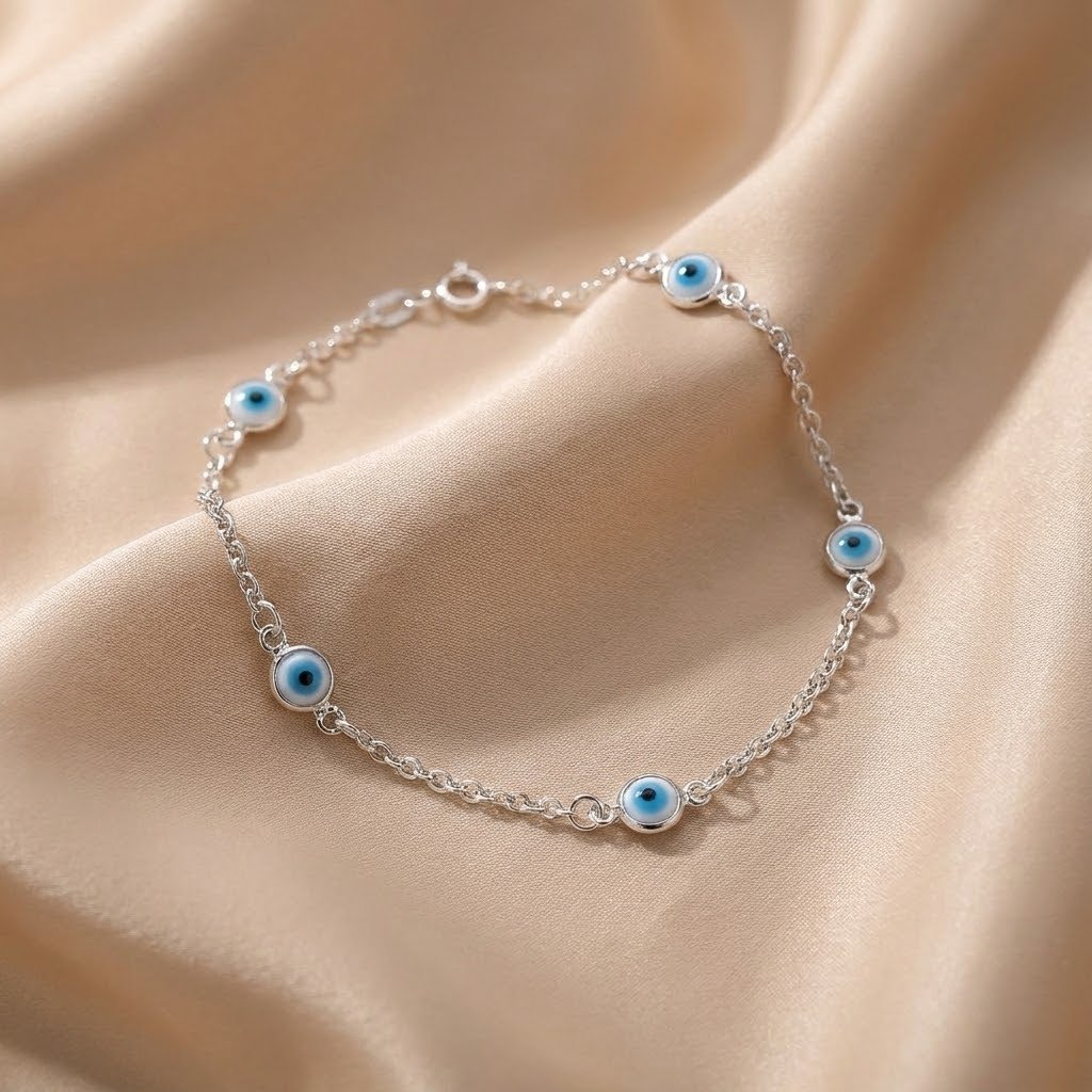 Tornozeleira Olho Grego Branco